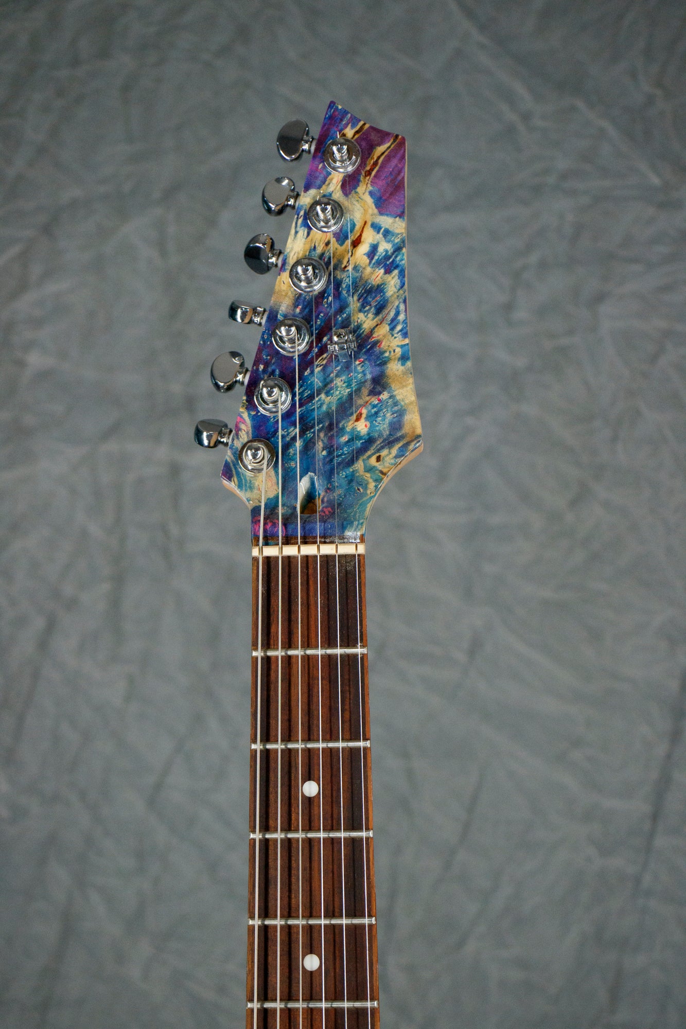 strat style stabilized boxelder burl
