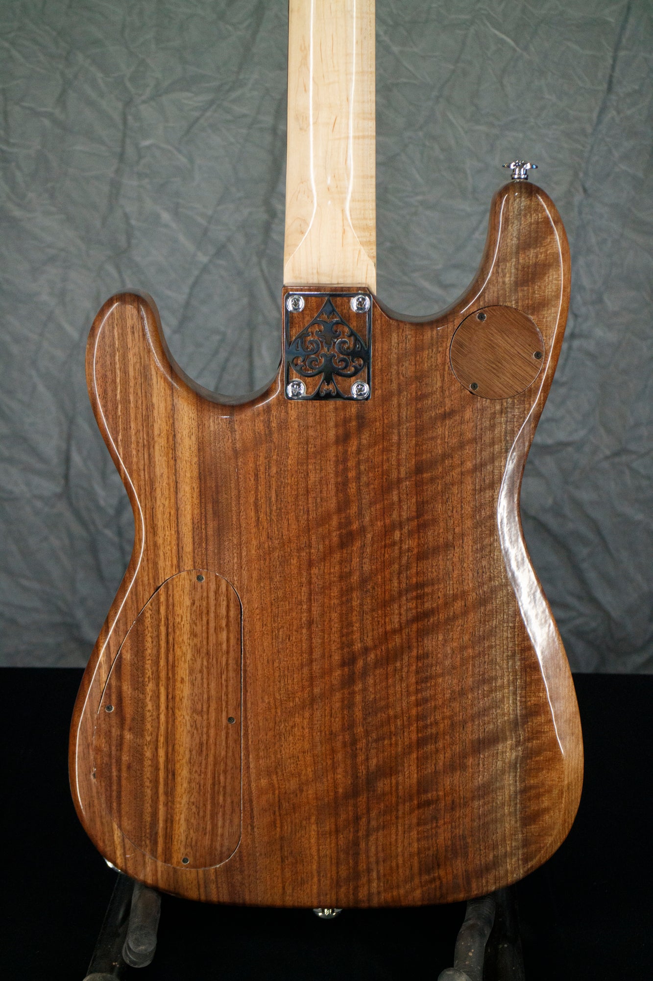 strat style stabilized boxelder burl
