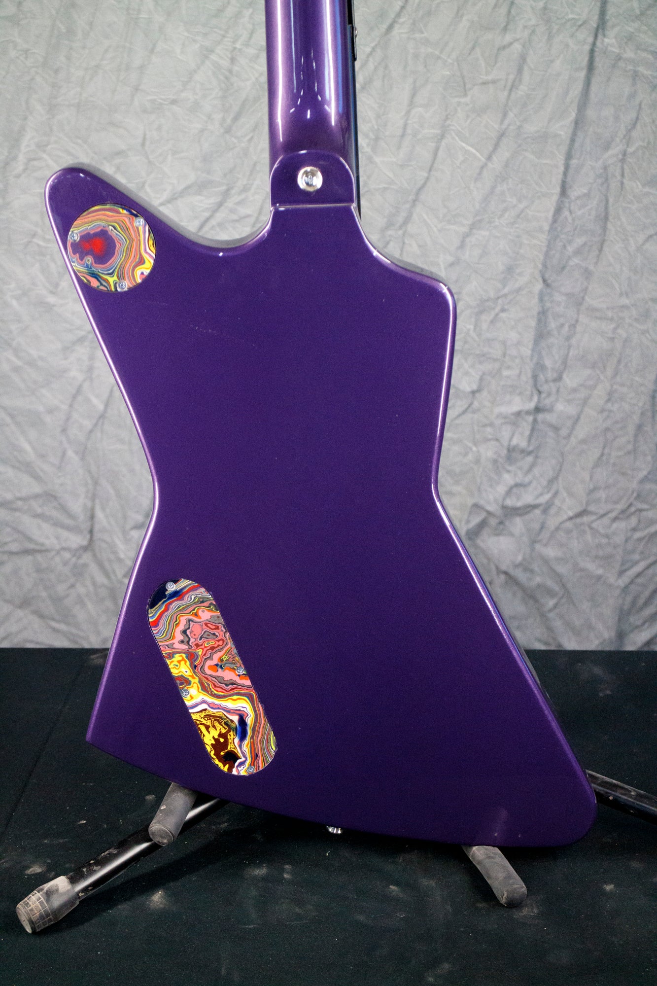 Purple deals explorer guitar