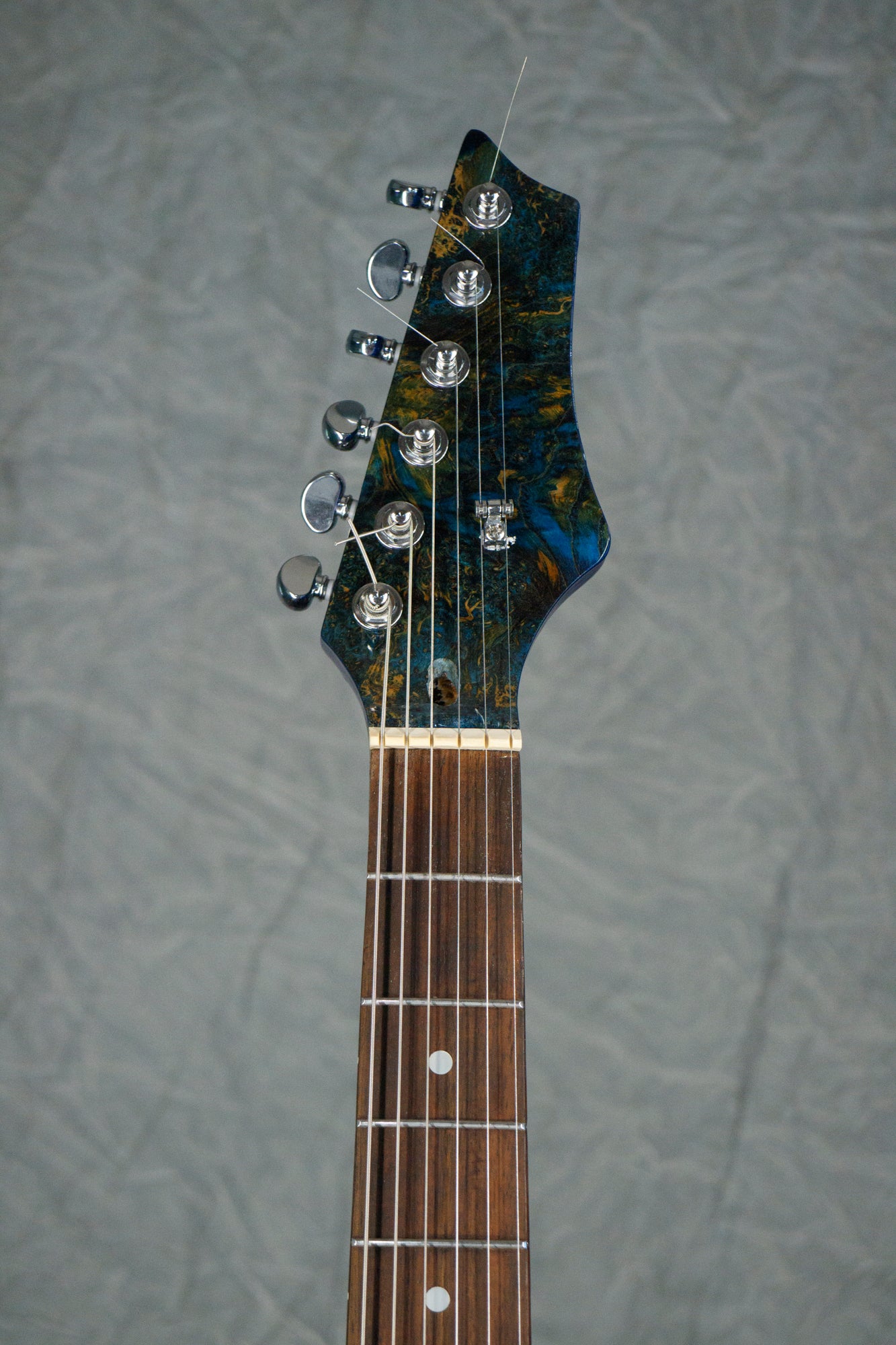 triple stabilized tele style blackash burl #2